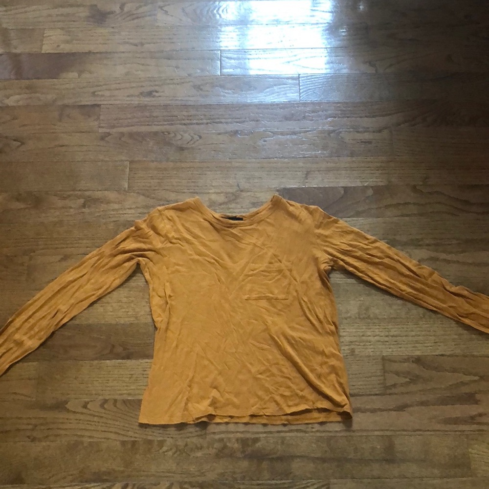Mustard long sleeve shirt